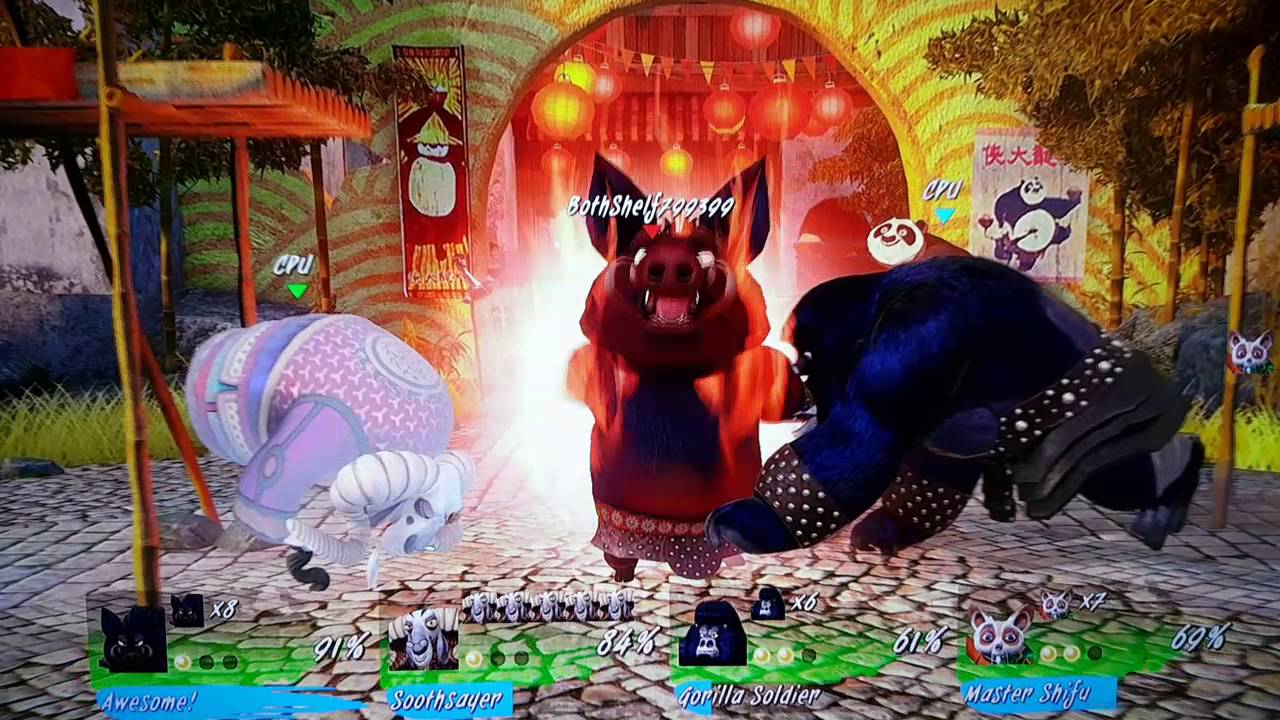 Kung Fu Panda Showdown OF Legendary Legends Master Boar Soothsayer Gorilla Soldier Master Shifu