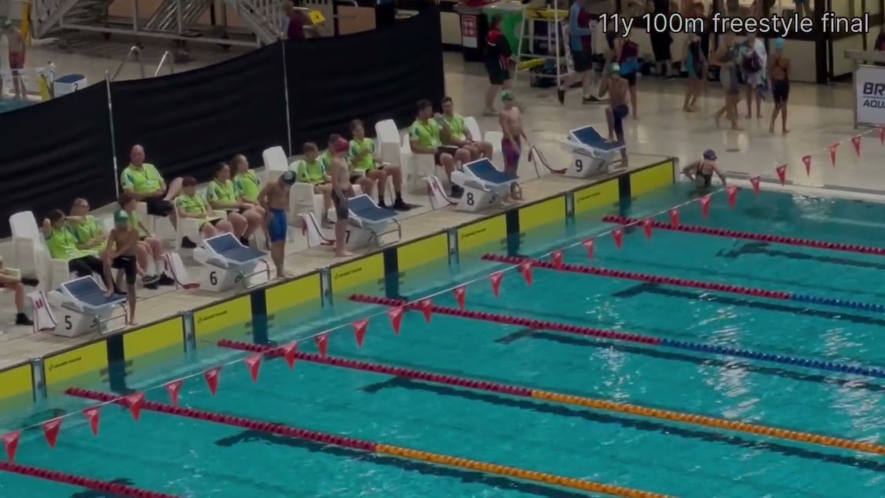 2024/03/26~28 Queensland school swimming 11y boy 100m freestyle 
