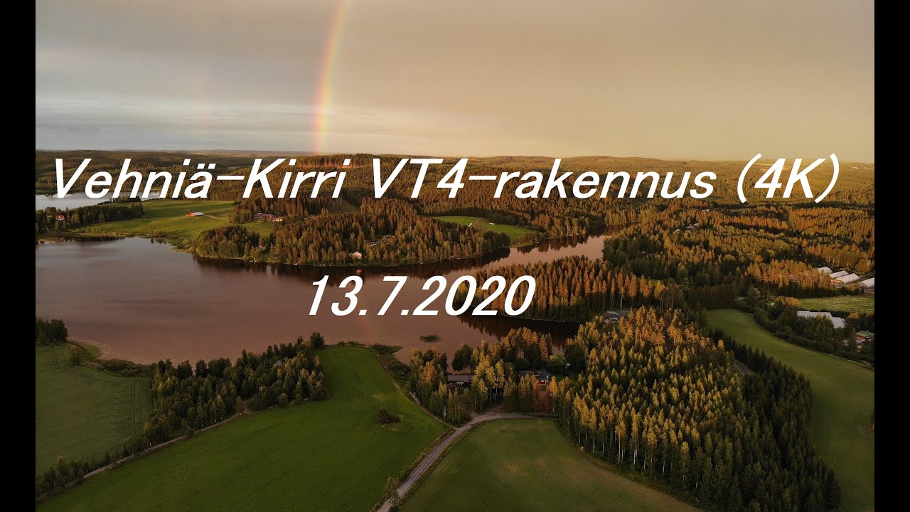 Vehniä-Kirri moottoritietyömaa (4K)
