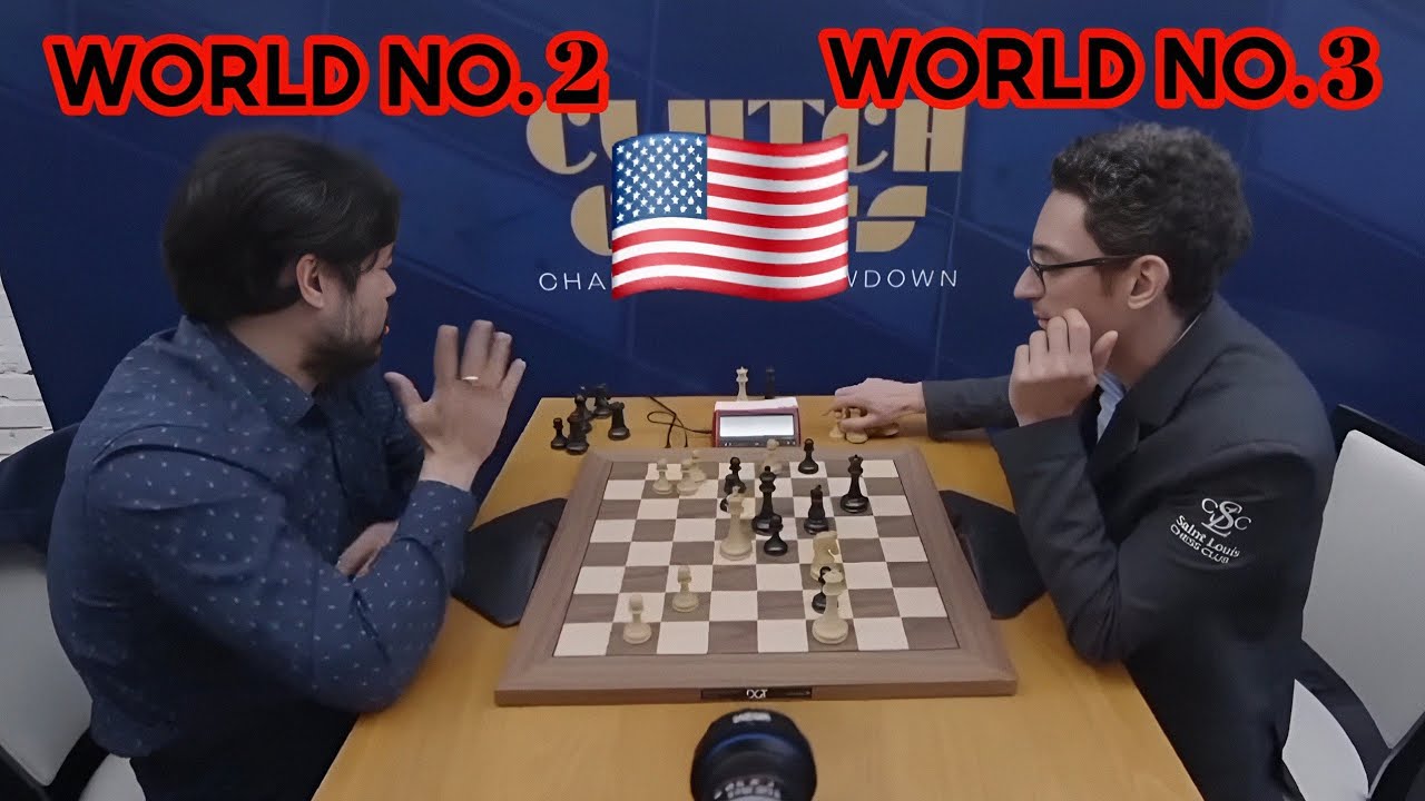 World No.2 Hikaru Nakamura Against World No.3 Fabiano Caruana 😱🔥