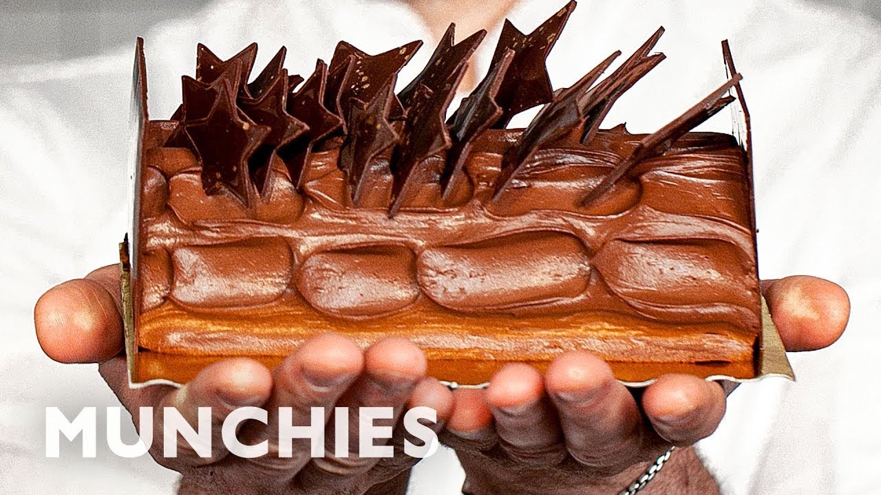 Dominique Ansel Makes Bûche de Noël