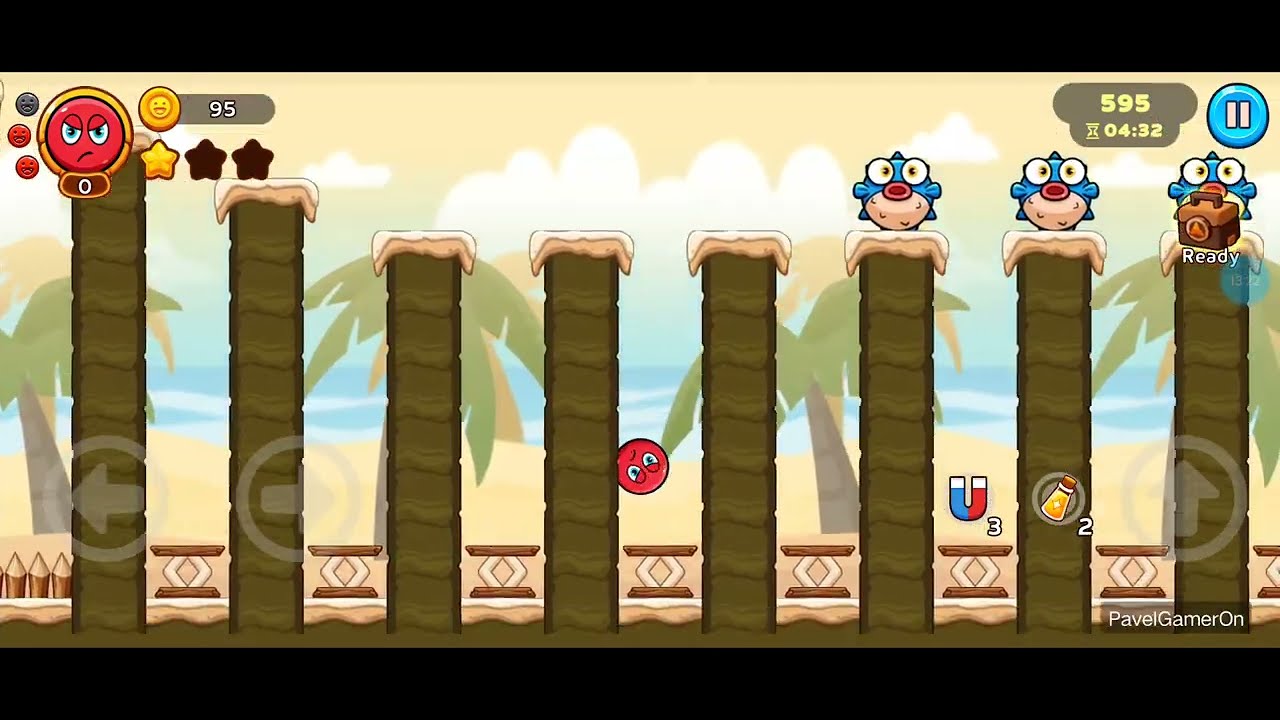 Ball V (Android) - 6.Beatch - level 60-71 - Boss Gameplay Walkthrough [1080p] No Commentary