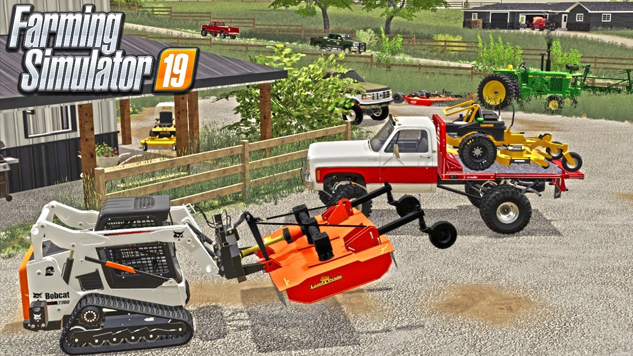 ULTIMATE MOWING ATTACHMENT | BOBCAT SKID STEER (MISSOURI ROLEPLAY) FARMING SIMULATOR 19