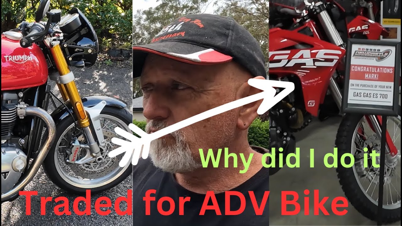 New build why did I do it Thruxton 1200 r for a Gasgas es700
