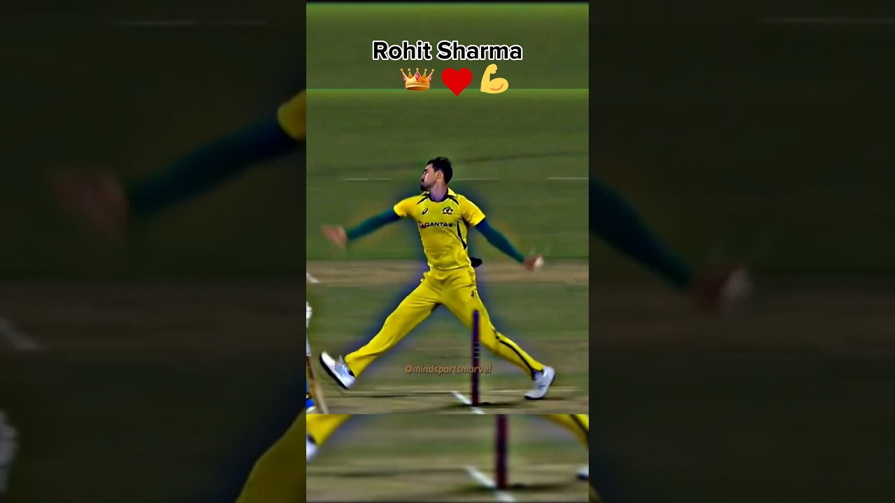 Hitman Rips Opponent 🥵💯 🔥🔥 | Incredible Six Hitting | Starc vs Rohit #shorts