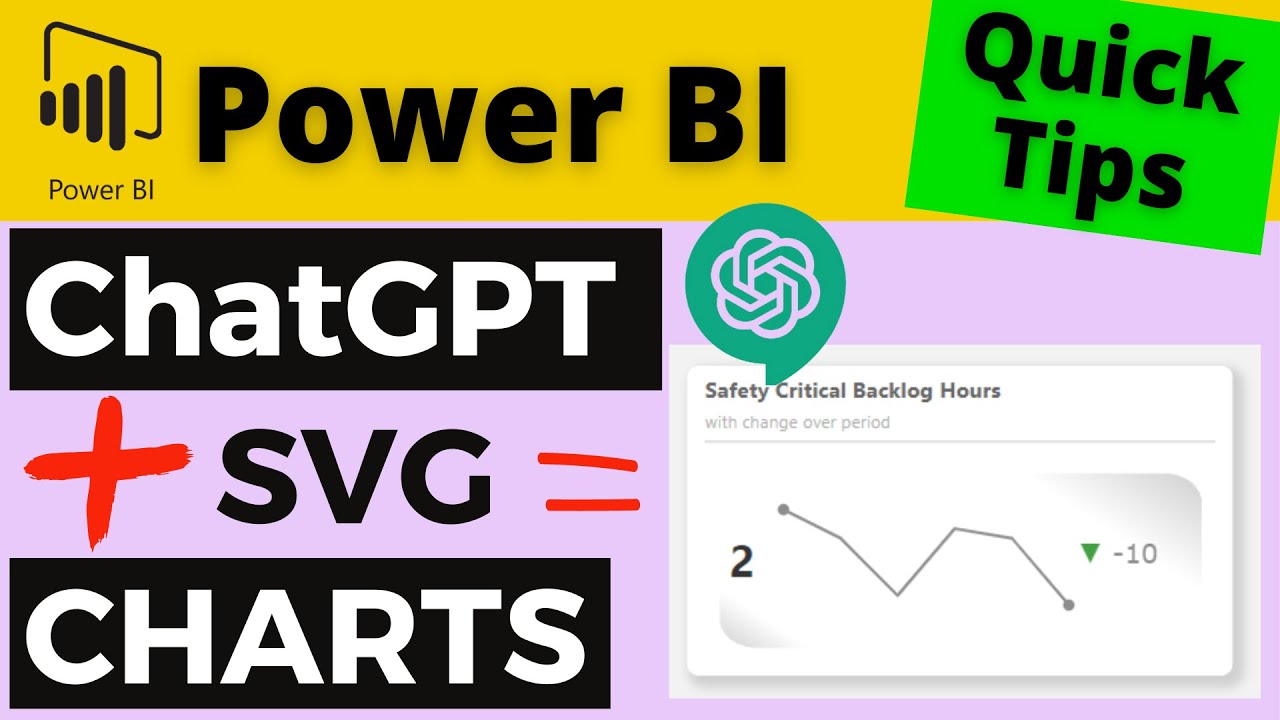 Использование ChatGPT для ускоренного создания диаграмм Power BI Sparkline SVG в НОВОМ ВИЗУАЛЬНОМ...