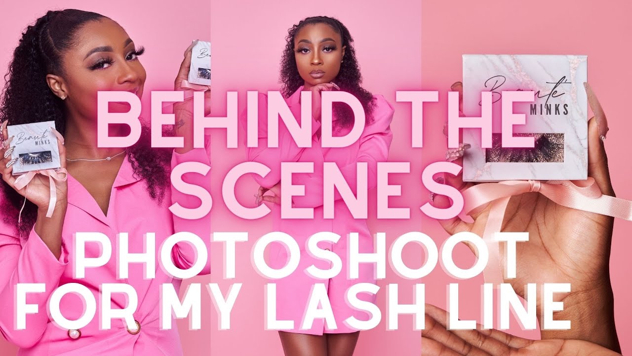 BEHIND THE SCENES: PHOTOSHOOT FOR MY LASH BUSINESS | LASH INVENTORY HAUL