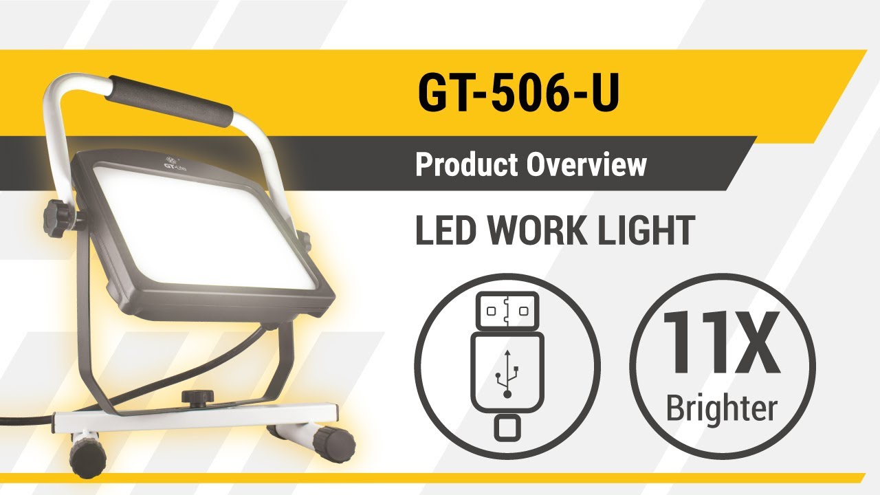 GT-506-U LED Work Light Product Overview