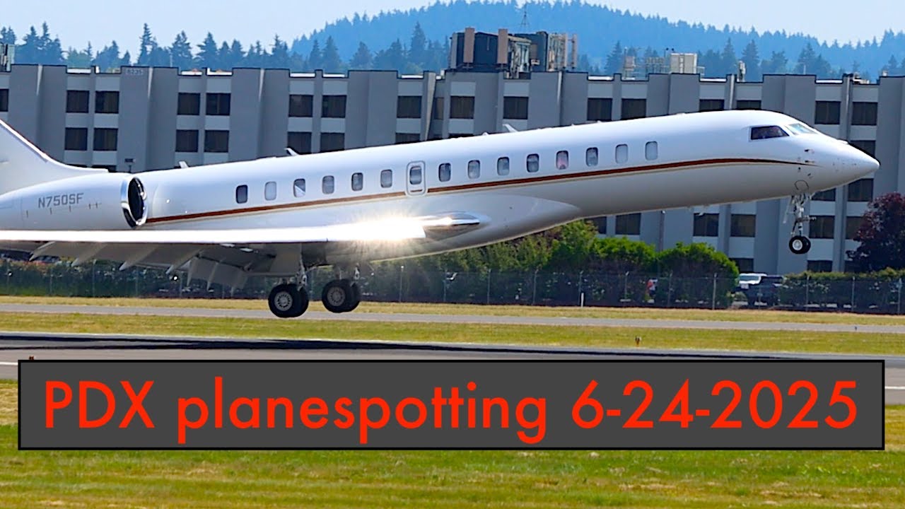 PDX planespotting 6-24-2025