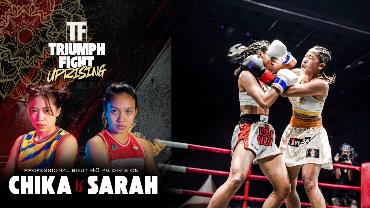 FULL FIGHT TRIUMPH FIGHT UPRISING (MUAY THAI): CHIKA VS SARAH