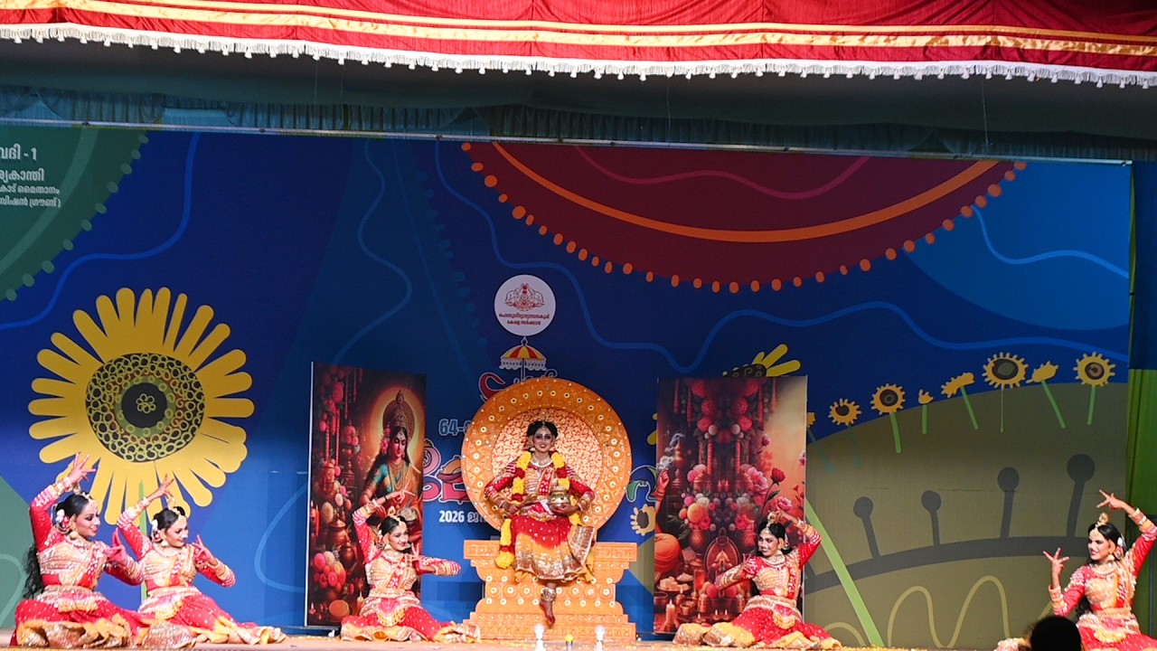 A Grade HS Ganga Nirtham Group dance SNVGHS Paravoor Kollam #darkmindphotography