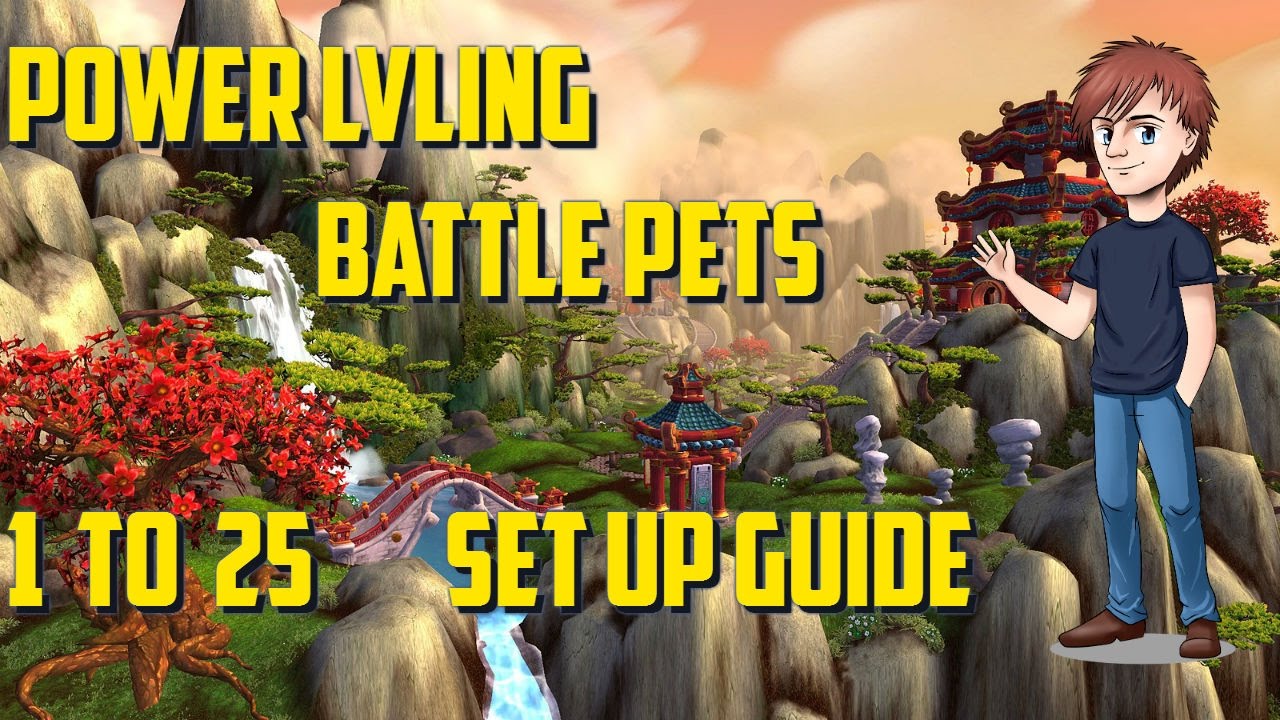 How To Power Level Battle Pets!! 1 to 25 | WoW SetUp  Guide