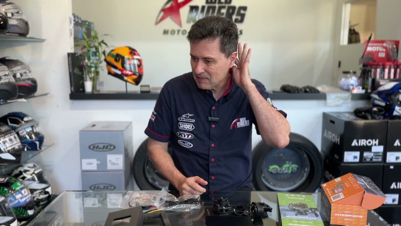 Multimídia pra moto o RIDESYNC da Interphone.