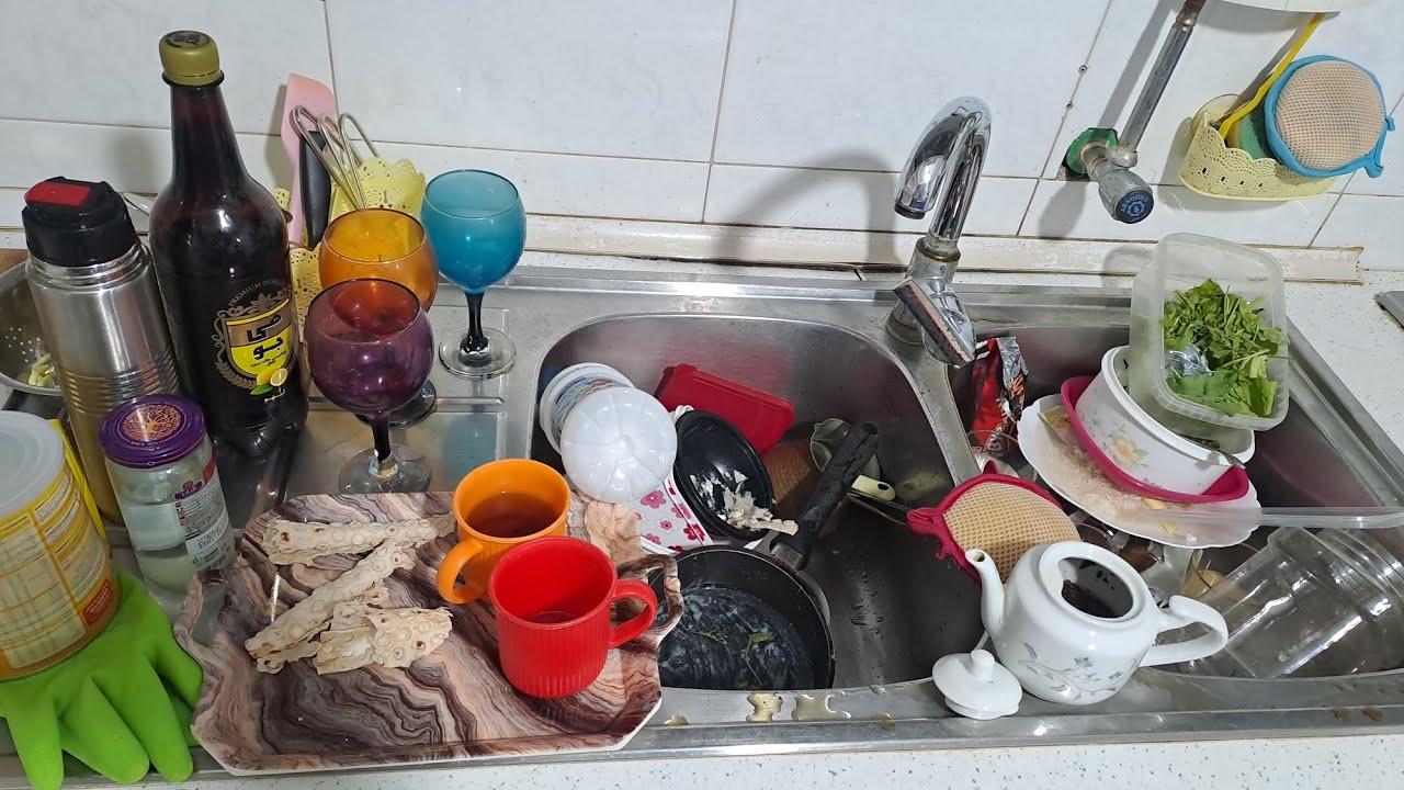 Extremely Dirty Dishes ASMR | Relaxing Dishwashing Before & After 🧼🫧