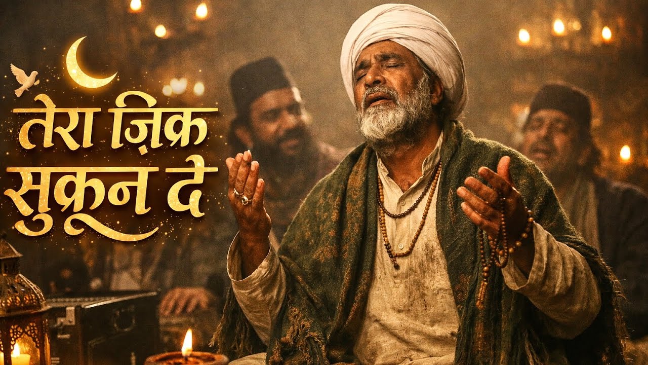 Tera Zikr Sukoon De ✨ | Heart Touching Sufi Qawwali 2026 🕊️ | Soulful Spiritual Kalam 🎶