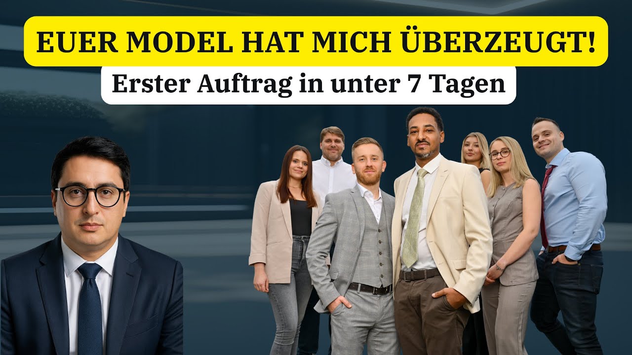 Erster Auftrag in unter 7 Tagen!