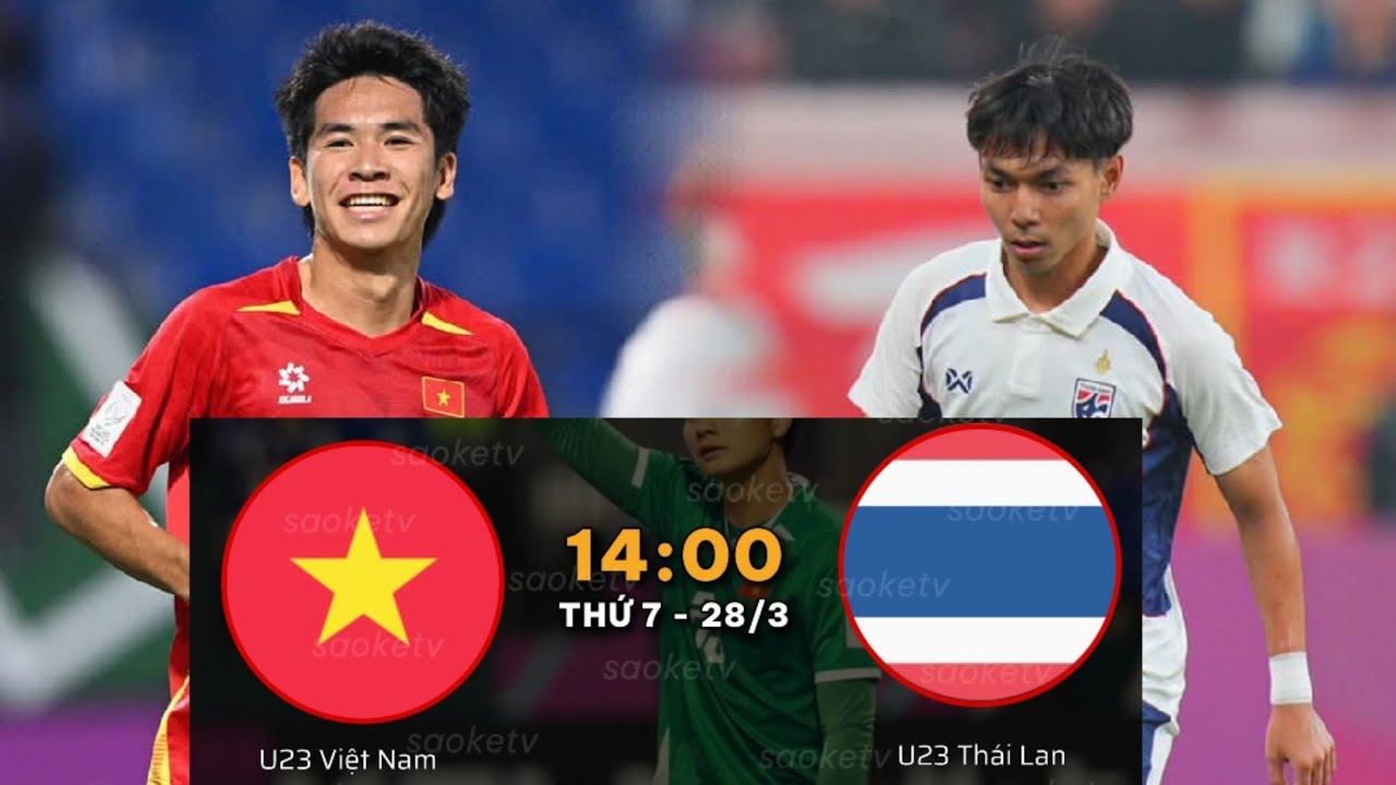 U23 Việt Nam Vs U23 Th&aacute;i Lan Giải CFA Team China 2026