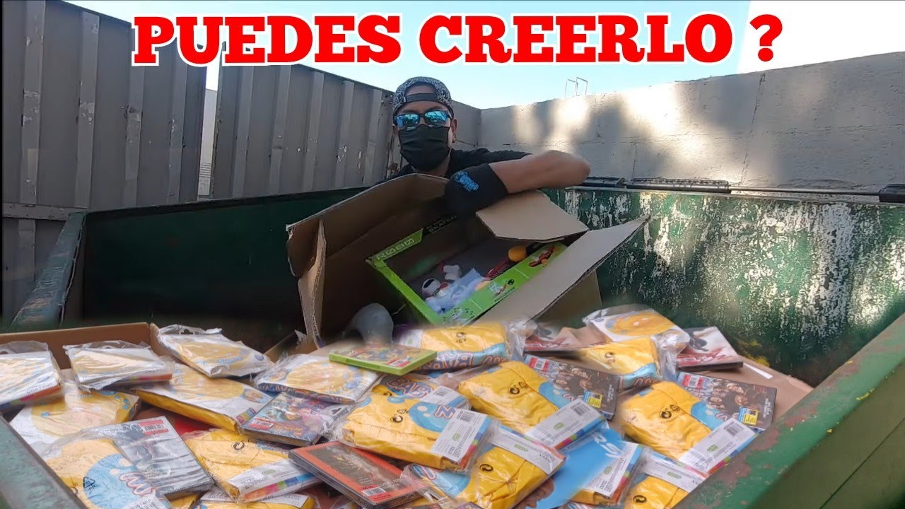 Te Sorpendera CUANTOS PAQUETES y COSAS NUEVAS TIRARON a la BASURA. 