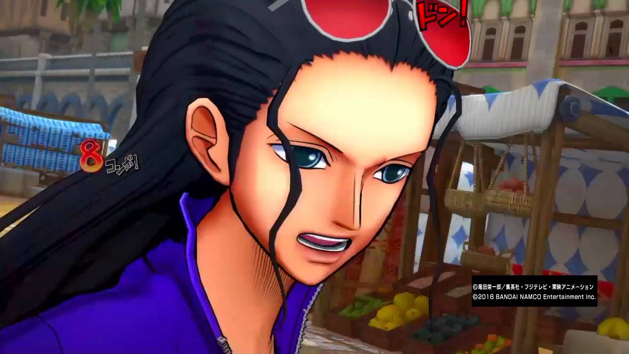 One piece burning blood Robin Combo video