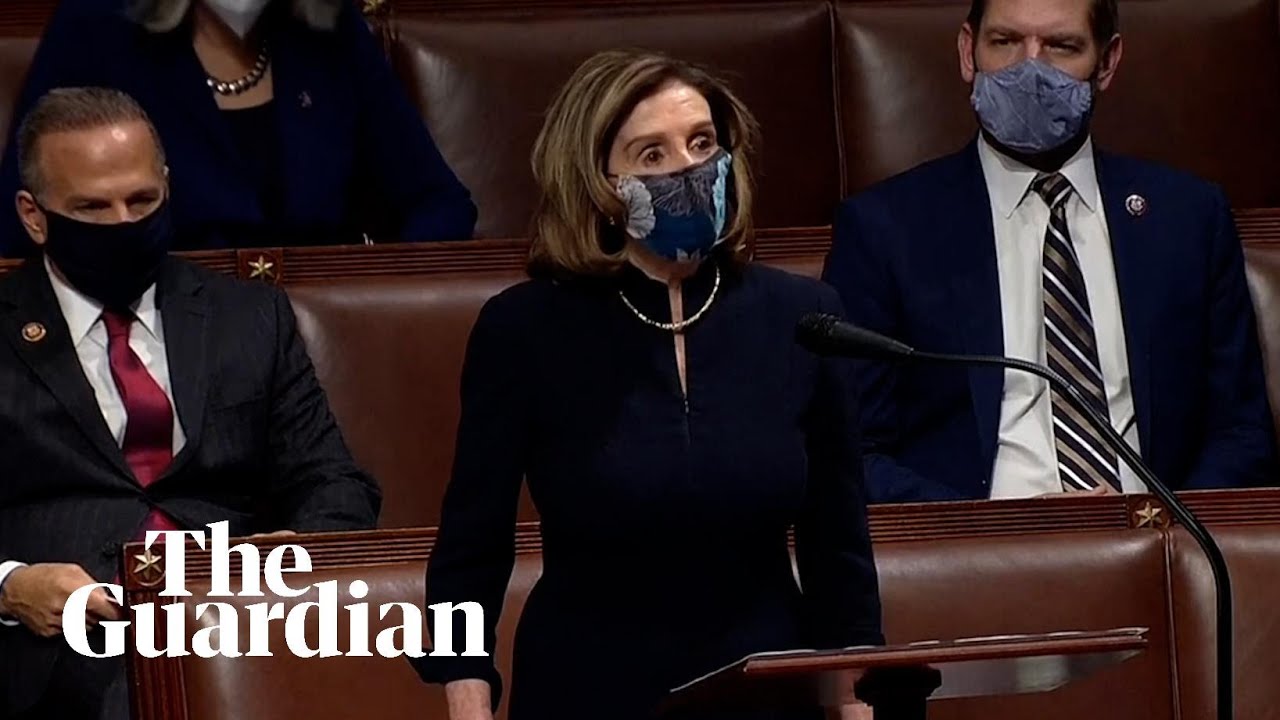 Nancy Pelosi: 'Trump is a clear and present danger to the nation'
