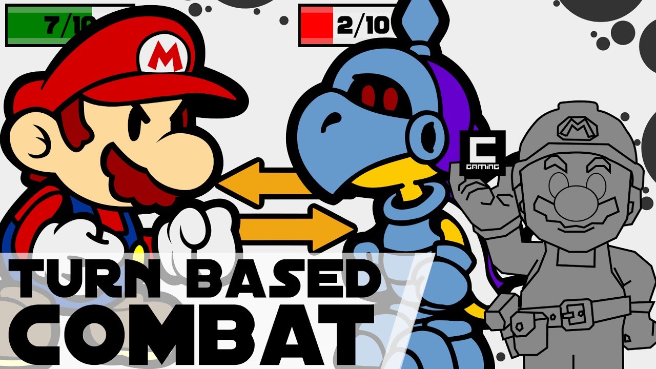 3 Designs for Turn Based Combat in Super Mario Maker.