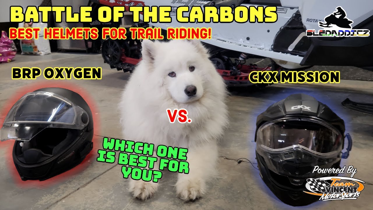 Battle of the Best Snowmobile Helmets | Carbon Oxygen VS. Mission | What's best for you?