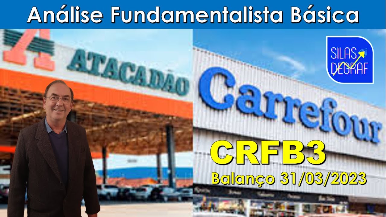 CRFB3 - ATACADÃO S/A ( CARREFOUR). ANÁLISE FUNDAMENTALISTA BÁSICA. PROF. SILAS DEGRAF