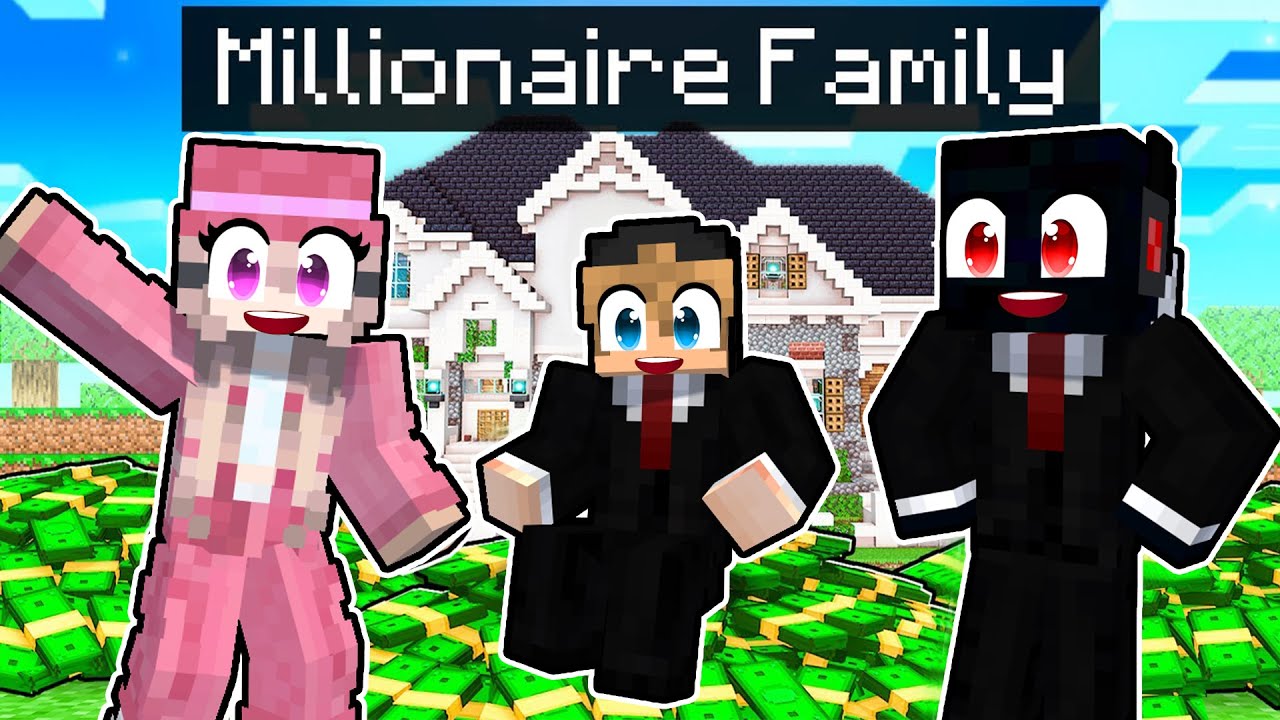 Milionari in minecraft?!