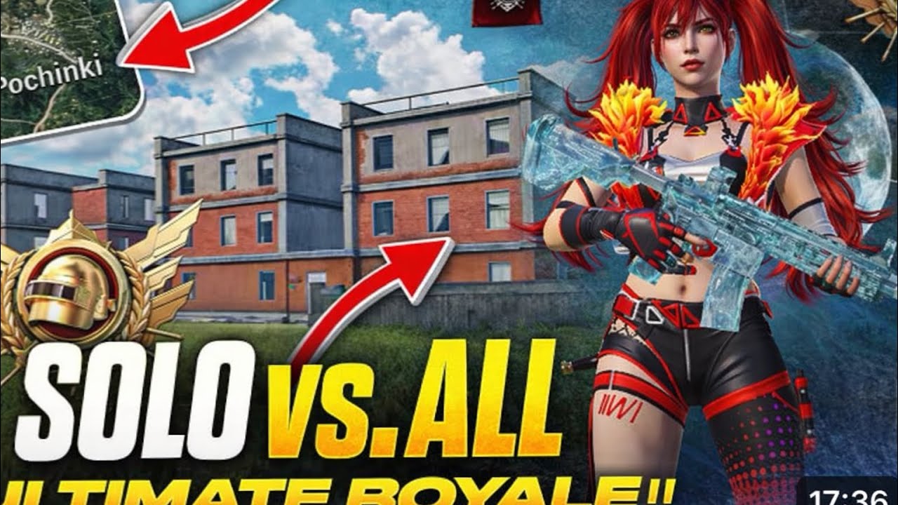 1v4,1v3,1v2 and some frags in ultimate royal |rank push Day-7