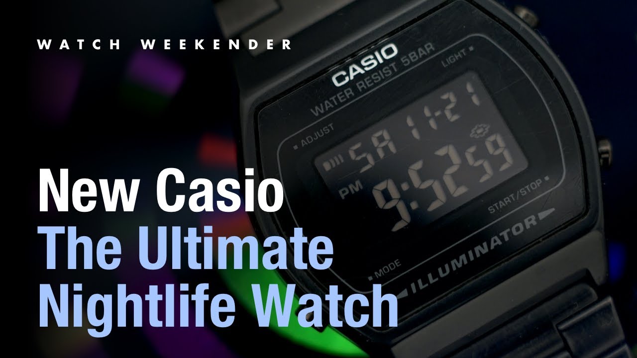 Casio B6-40 watch review | The Ultimate nightlife watch