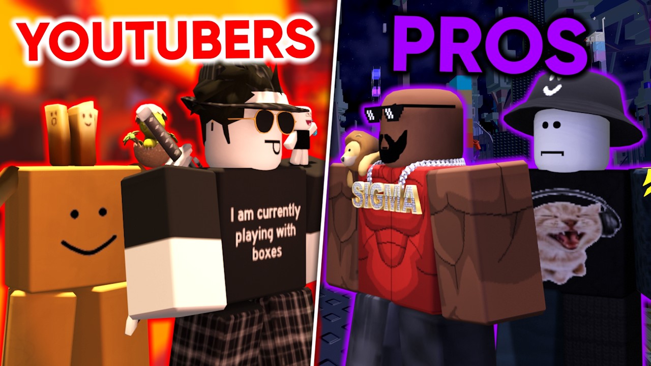EToH YouTubers VS Pros - (Who's Better?)
