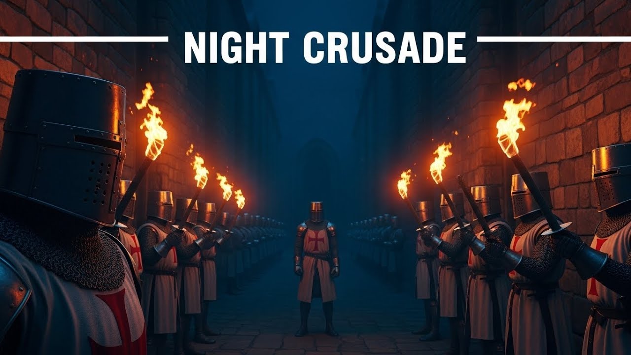 Chants of Glory — Crusader Knights Rise in Battle ⚔✨