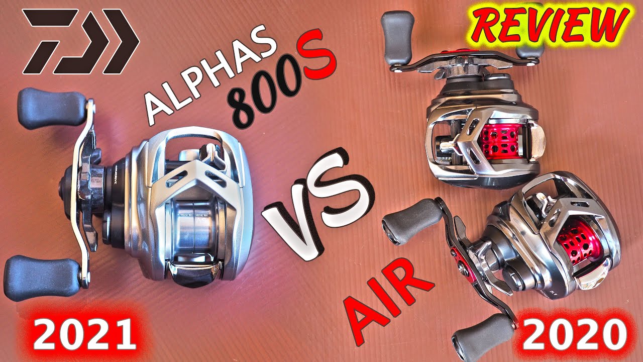Daiwa alphas air VS alphas SV TW 800S ตัวไหนใช้ดี