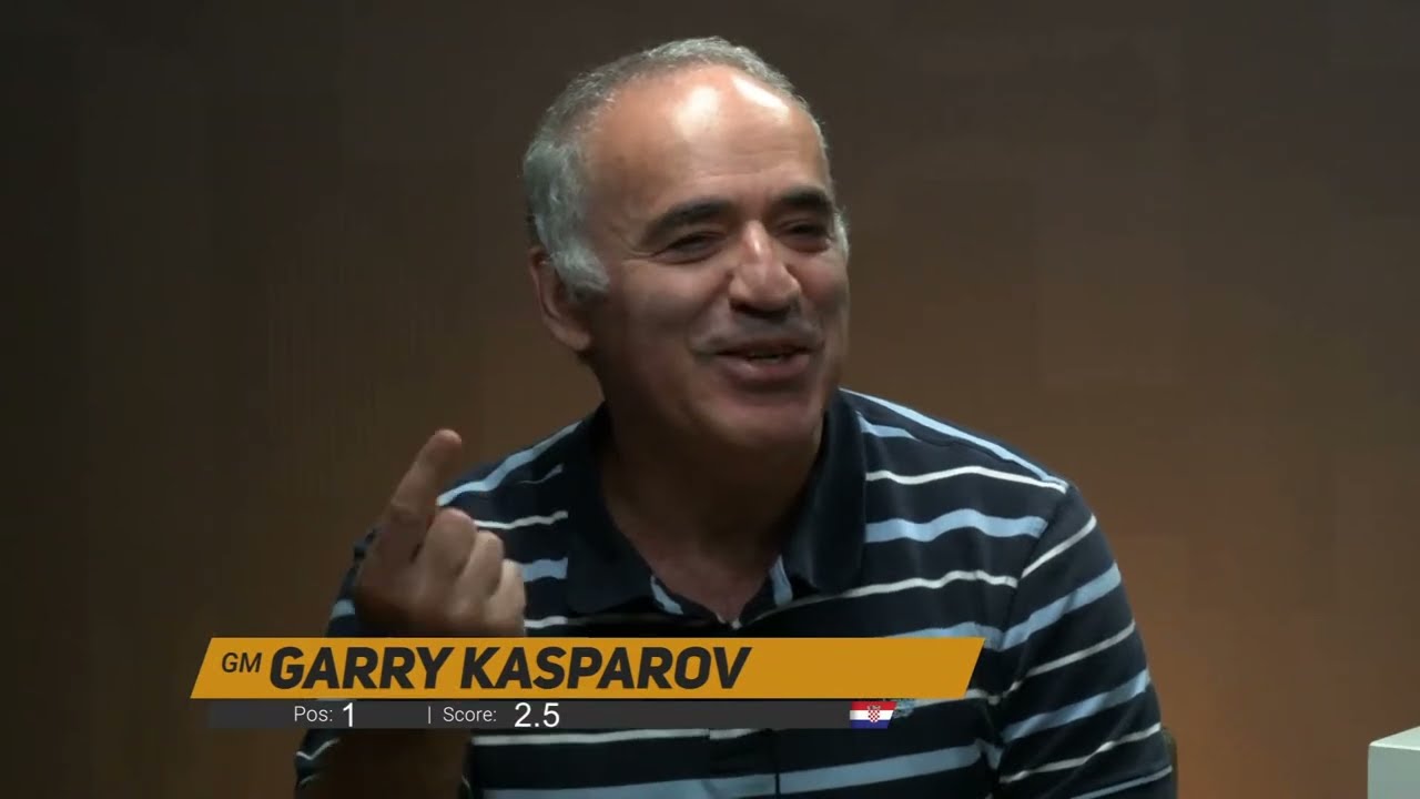Kasparov: Getting Back Points Lost Last Year! | D1 #Chess9LX