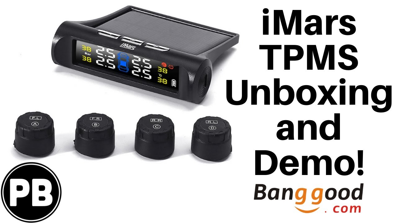 iMars Tire Pressure Monitoring System Unboxing and Demo! | iMars T240