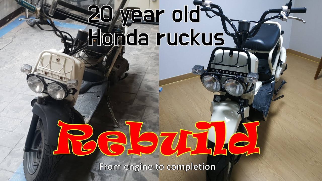 Honda ruckus zoomer rebuild (complete)