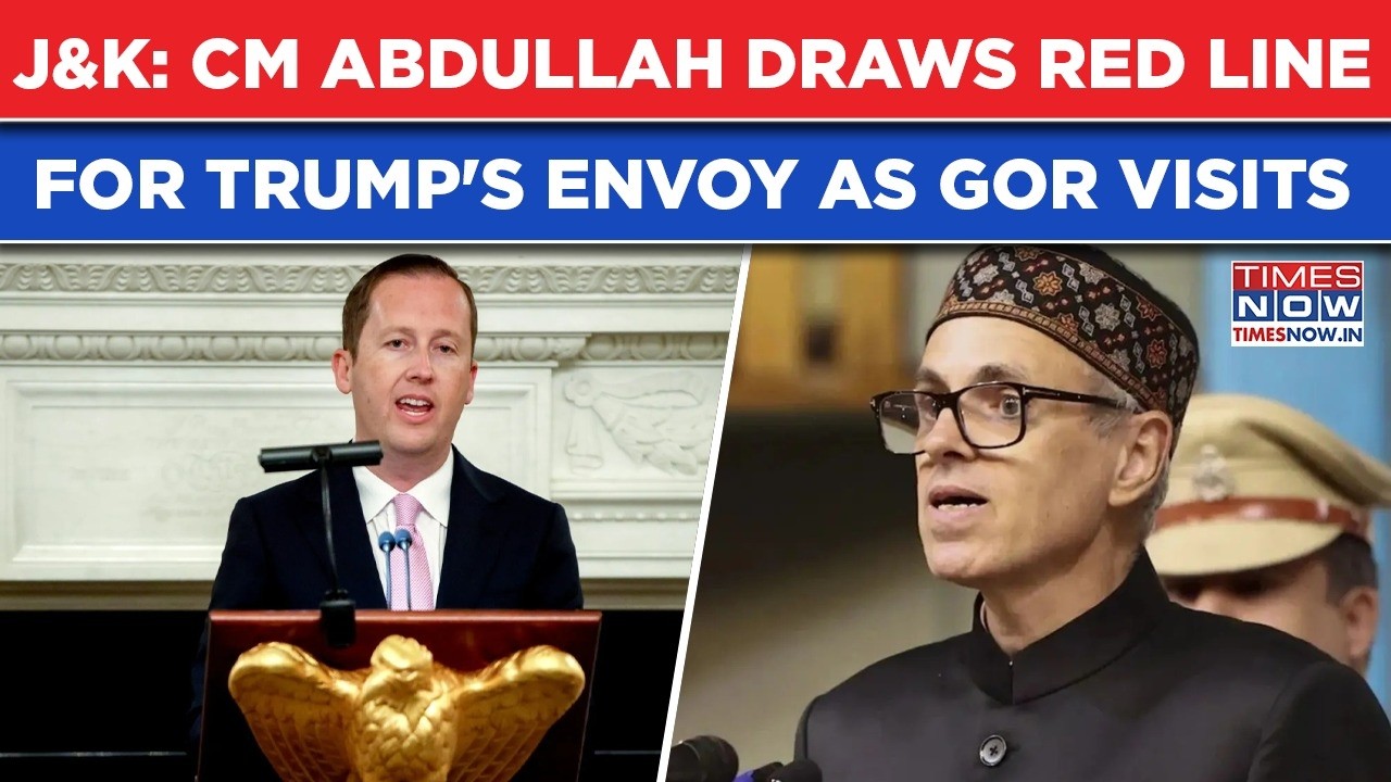 J&K: CM Abdullah Meets Trump's Envoy, Draws Red Line For US| NC Chief On 'Our Problems'| Watch