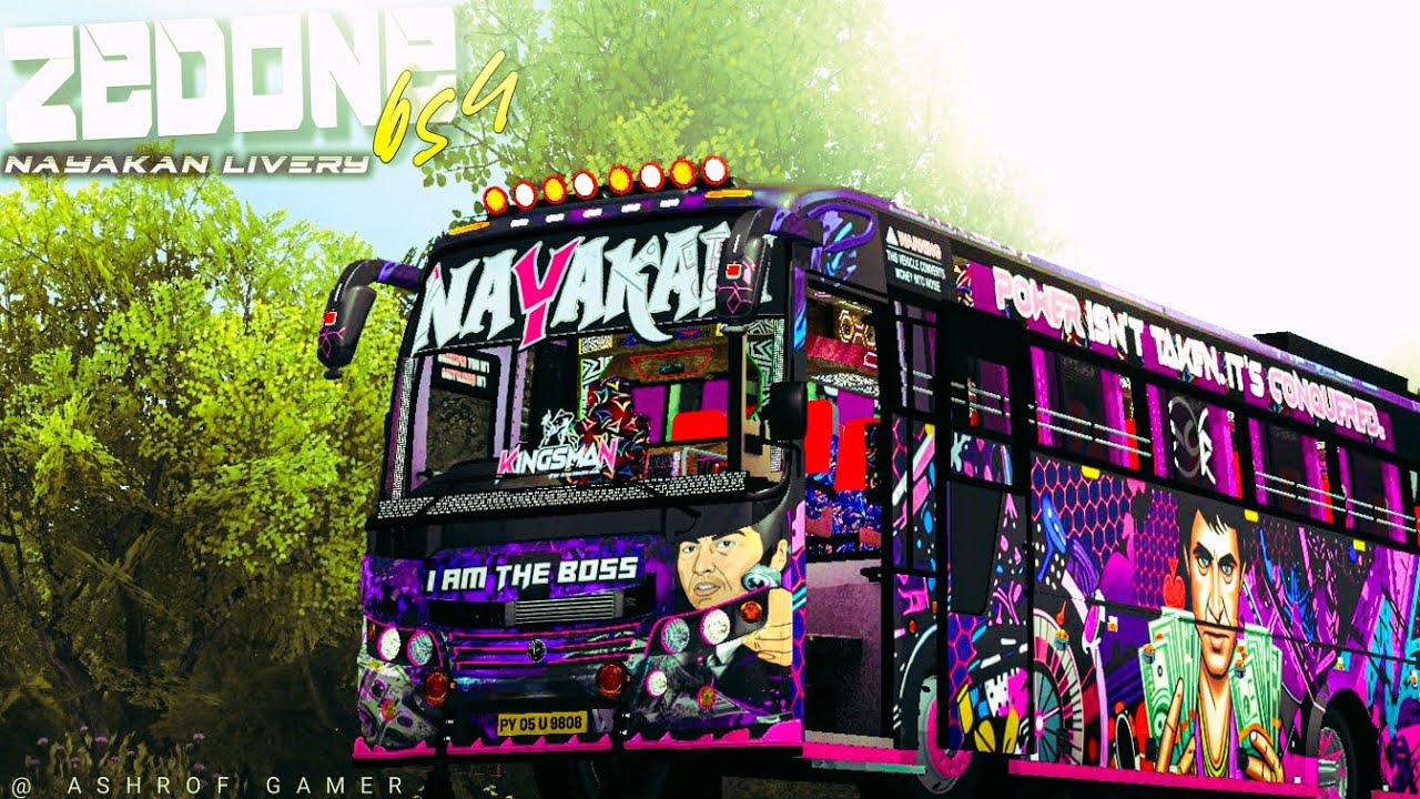 New ZEDONE BS4 (Nayakan) MOD For Bus Simulator Indonesia |New Bus Mod For Bussid #bussidmod