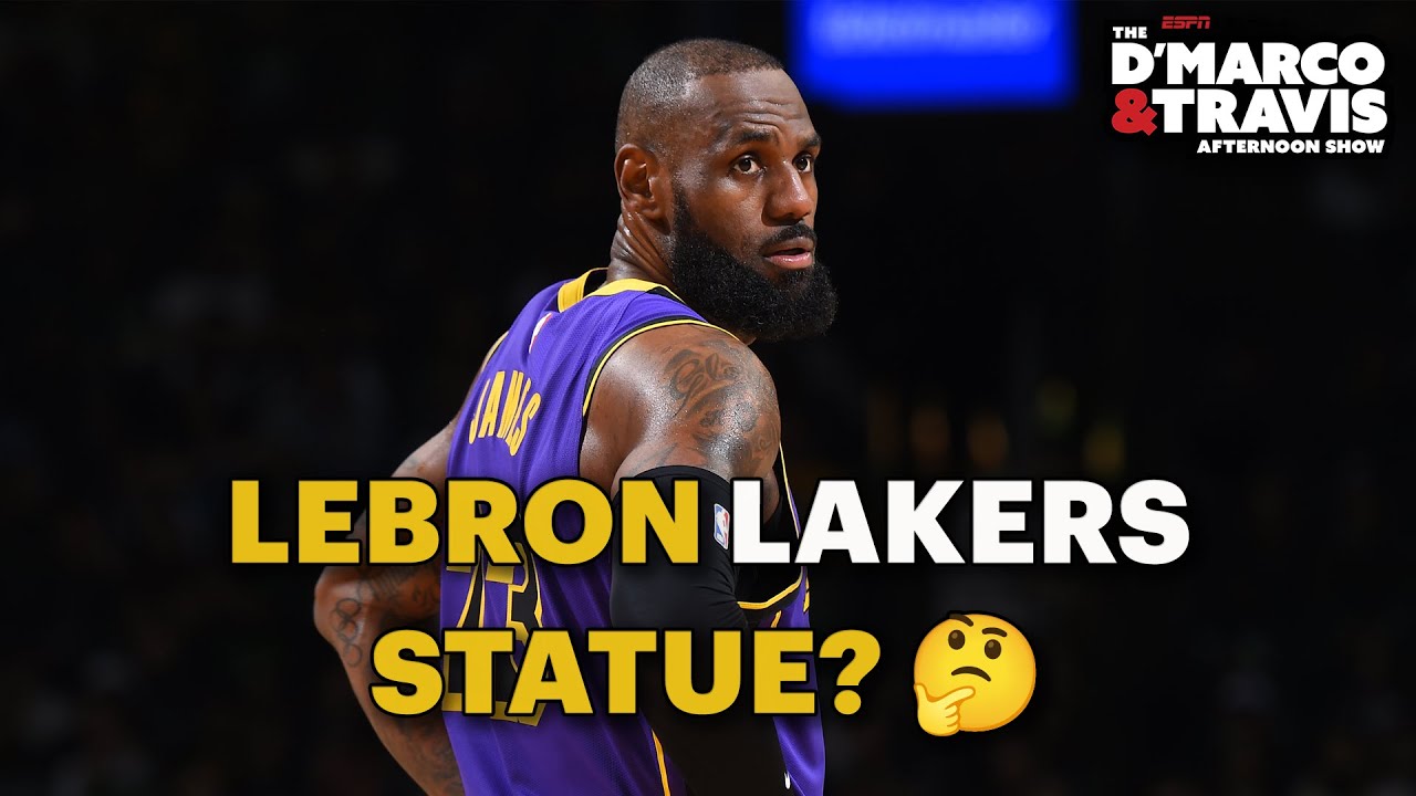Заслуживает ли Леброн статую «Лейкерс»? 👀 — Д'Марко и Трэвис