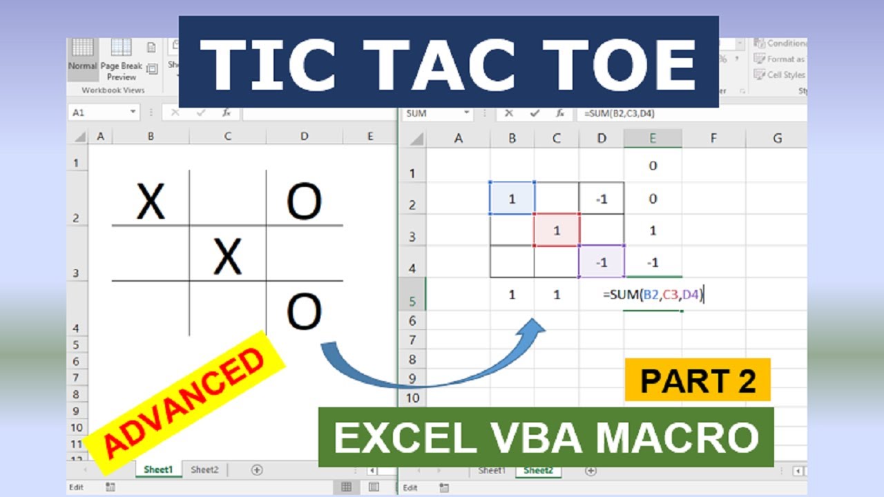 Excel Tic Tac Toe VBA Algorithm Deep Dive