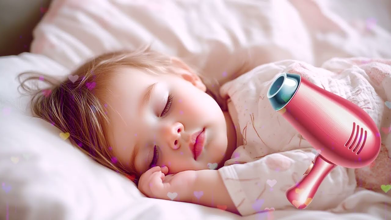 Baby Sleep Sounds 🌙 Hair Dryer White Noise Non Stop Relax | ลดความเครียด และหลับได้ลึก