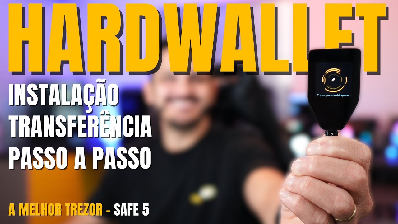NOVA TREZOR SAFE 5, Unboxing e Tutorial Passo a Passo de Como Usar e Transferir suas Criptomoedas