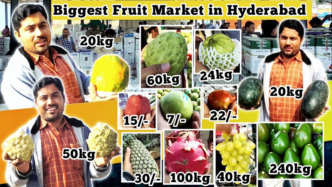 Biggest Fruit Market in Hyderabad | Wholesale Fruit Market | Hyderabad Fruit Market | Batasingaram