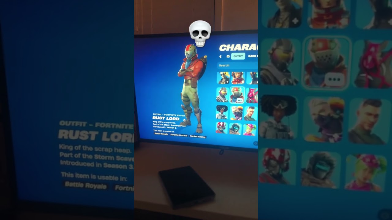 Rust lord skin #fortniteshorts #fortnite #rareskins