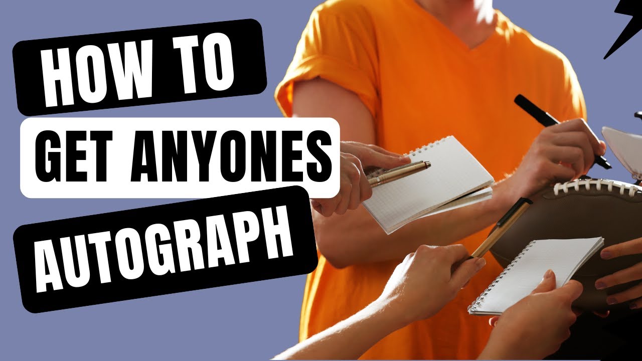 ✍️ How YOU Can Get ANY Athlete Or Celebrity Autograph! #ttm