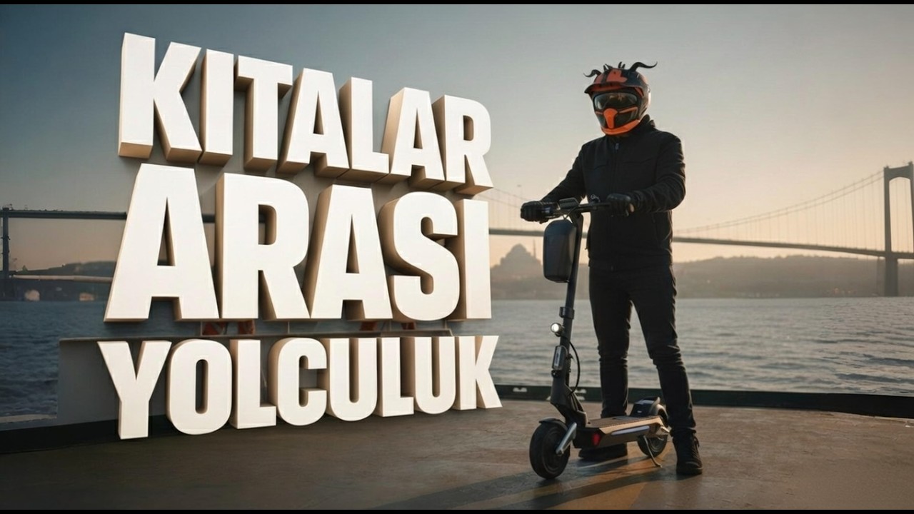 ÜSKÜDAR +vapur ORTAKÖY  Turu Elektrikli Scooter sürüşü