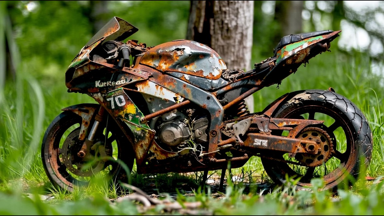 KAWASAKI 250r restoration | Restored KAWASAKI Sport Motorcycle | Old Bike Restoration And Repair