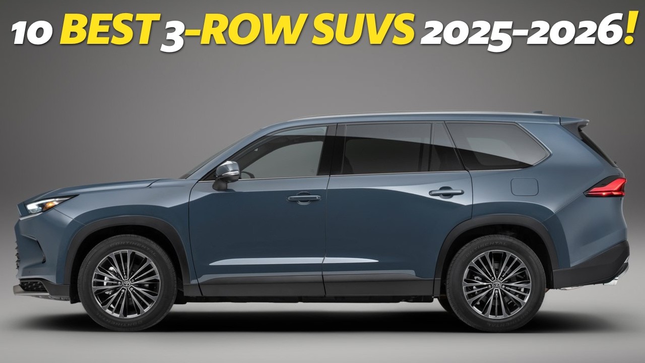 10 Best 3-ROW 7-SEATER SUVs for Families in 2025-2026