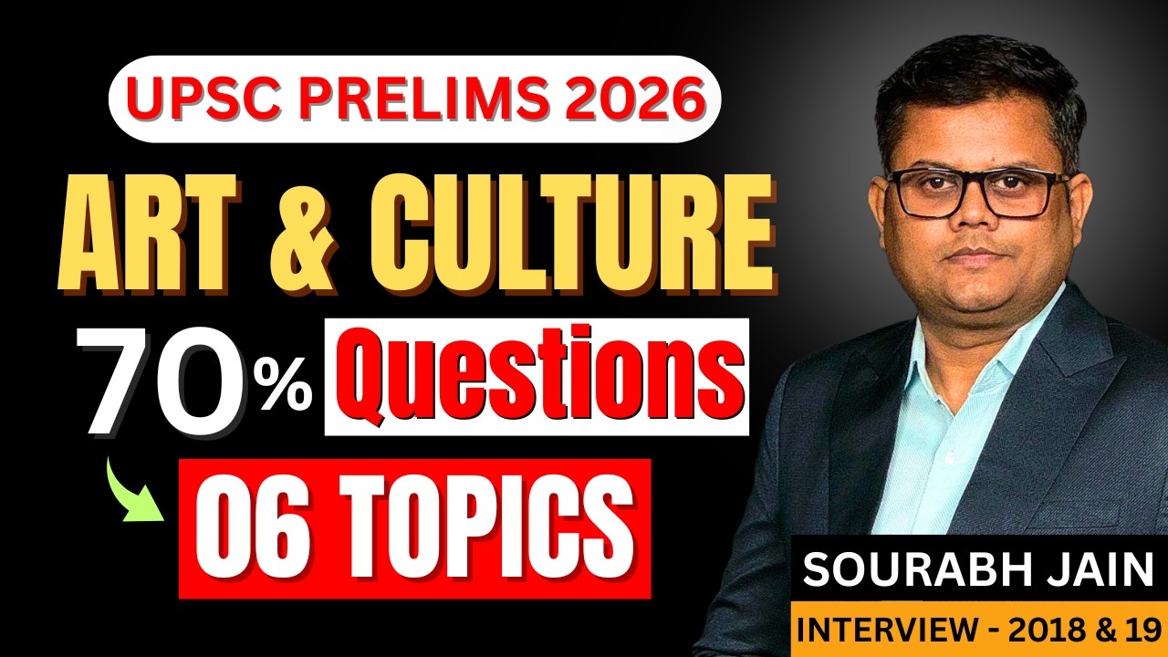 Art & Culture for UPSC Prelims 2026 | An Evidence-Based Strategy