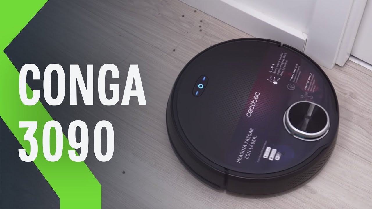 Conga 3090 Review: navegación láser y fregado para este ROBOT ASPIRADOR
